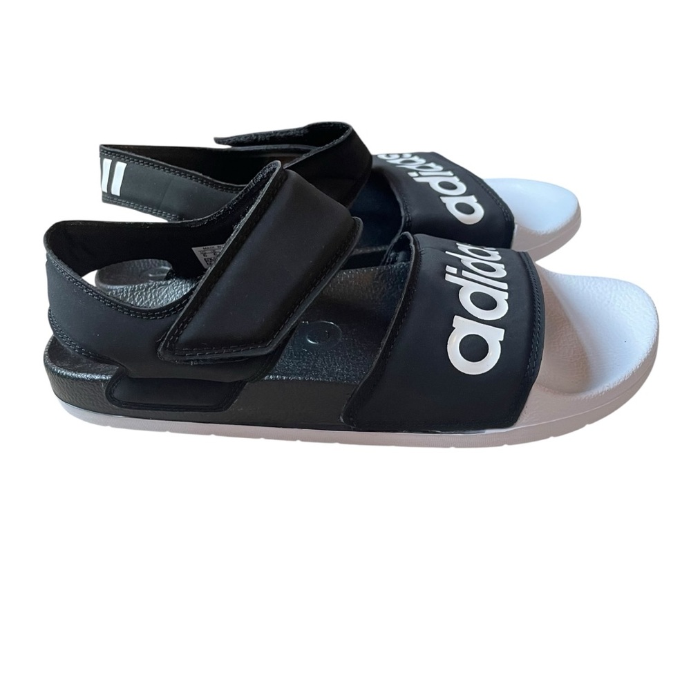 New Adidas Original ADILETTE SANDAL‎ BLACK F35416 Unisex Womens Size 8 Mens 6